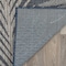 World Rug Gallery Bahama Palm Frond Indoor/Outdoor Non-Shedding Area Rug 7'10'' x 10 Gray 430GRAY8X10 - alternate 4